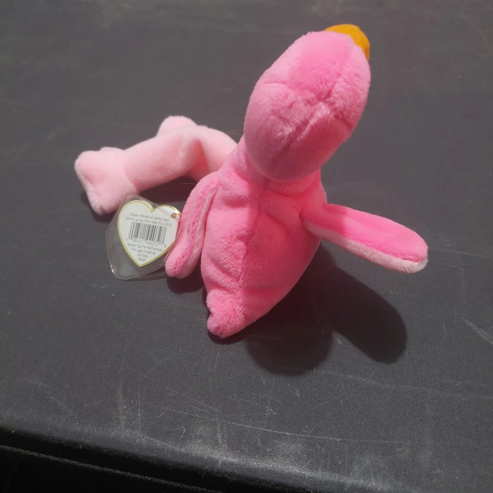 Ty Pink and Orange Flamingo Bird Toy